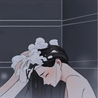🇬🇷 Shampoo, Waschen, Haare, Frau, Dusche telegram sticker