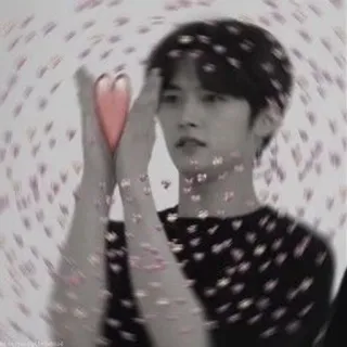 ❤️ heart, love, cute, affection, kpop, sticker telegram sticker