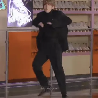 💃 taetaaboo pria, orang, menari telegram sticker