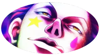 Hisoka ( ͡° ͜ʖ ͡°) whatsapp stickers