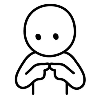 😡 stick figure, drawing, meme, funny, character, gesture telegram sticker