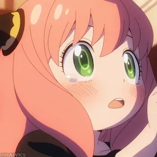 🍥 Anya Forger Spy x Family Anime, Fille, Dessin animé, Mignon, Spy x Family, Anya Forger telegram sticker
