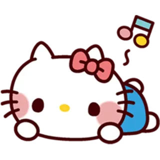 😊 Hello Kitty cute, kawaii, cat, cartoon, sanrio telegram sticker