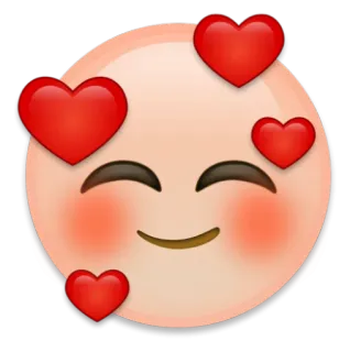 😊 emoji, love, heart, cute, affection, happy telegram sticker