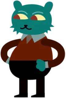 Night in the Woods @this_is_sticker_party whatsapp stickers