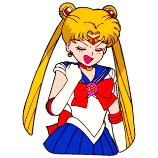 💪 Sailor Moon Anime, Manga, Sailor Moon, Cartoni animati whatsapp sticker
