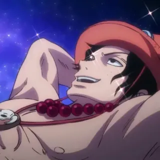♠ Ace One Piece 动漫, 海贼王, 艾斯, 卡通, 角色, 海盗, 火焰 telegram sticker