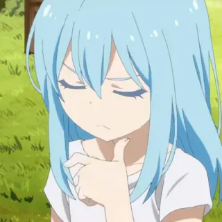 🦕 Rimuru Tempest That Time I Got Reincarnated as a Slime Anime, Schleim, Rimuru, Manga, Isekai, Charakter whatsapp sticker
