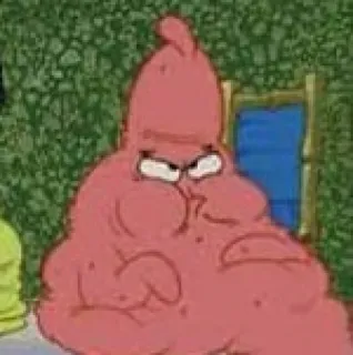 🙄 Patrick Star Spongebob Squarepants Cartoon, Lustig, Patrick Star, Spongebob, Meme, Figur whatsapp sticker