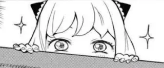 👀 Anya Forger Spy x Family Anime, Cartoon, Manga, Mädchen, Süß, Spy x Family, Anya telegram sticker