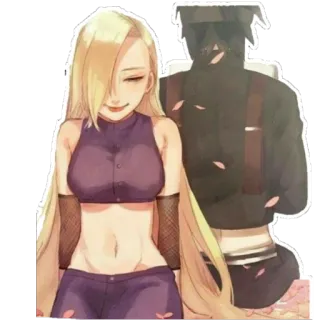 ❤️ Ino Yamanaka Naruto Anime, Naruto, Ino Yamanaka, Casal, Romance telegram sticker