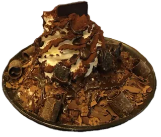 🍨 chocolate, dessert, food, sweet, ice cream, shaved ice, bingsu telegram sticker