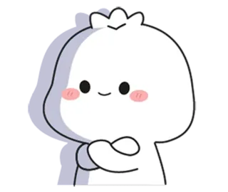 🌟 милый, каваий, мультфильм, персонаж, улыбающийся telegram sticker