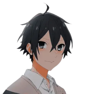 😅 Anime, Männlich, Charakter, Junge, Porträt telegram sticker