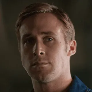 😕 Райан Гослинг, актер, знаменитость, портрет telegram sticker