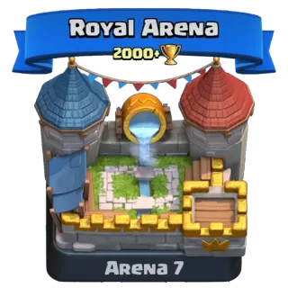 🔰 Clash Royale Royal Arena
2000+
Arena 7 clash royale, arena real, arena 7, videojuego whatsapp sticker