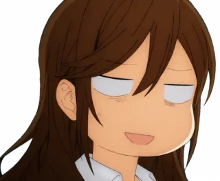 😱 Anime, Mangá, Engraçado, Expressão, Garota telegram sticker