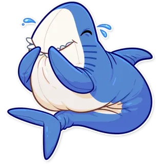 Blahaj telegram stickers