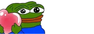 🐸 Pepe the Frog Pepe the Frog, heart, meme, love telegram sticker