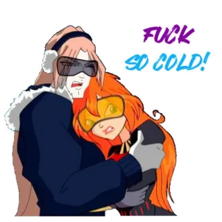❄️ FUCK
SO COLD! 漫画, 寒い, 雪, 冬, アニメ, 罵詈雑言 telegram sticker