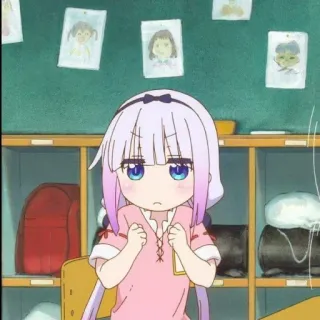 kanna @stickerspackanime telegram stickers