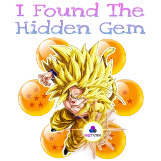 💎 Goku Dragon Ball I Found The Hidden Gem goku, dragon ball, anime, siêu xayda, viên ngọc ẩn telegram sticker
