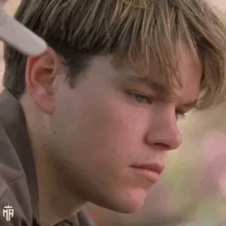 ☣ Matt Damon actor, celebrity, portrait, man, film, movie telegram sticker