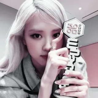 🥏 Rose K-pop, Idol, Rosé, Blackpink, Cantora, Prêmio, Música whatsapp sticker