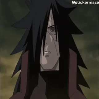 🤢 Madara Uchiha Naruto 애니메이션, 나루토, 마다라 우치하, 스티커, 만화, 캐릭터 telegram sticker