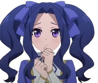 🙁 anime, girl, character, cute, illustration, manga telegram sticker