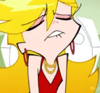 😍 Panty Anarchy Panty & Stocking with Garterbelt Anime, loira, desenho animado, garota, sexy whatsapp sticker