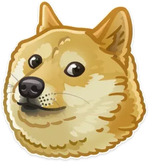 🐶 Doge doge, cane, meme, internet telegram sticker