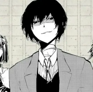 ♟ Osamu Dazai Bungou Stray Dogs Anime, Mangá, Osamu Dazai, Bungou Stray Dogs telegram sticker