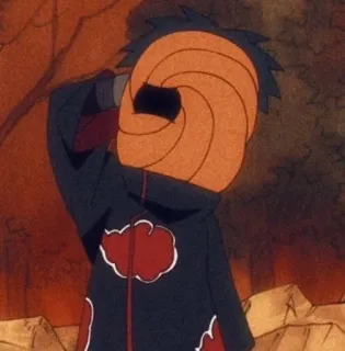 ⛰️ Tobi Naruto anime, manga, naruto, tobi, akatsuki telegram sticker