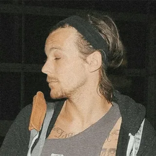 ⚽ Mann, Porträt, Stirnband, Profil, Person telegram sticker