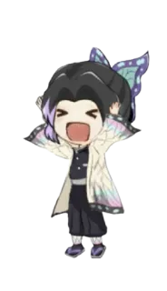 SHINOBU @animestickerchannel whatsapp stickers