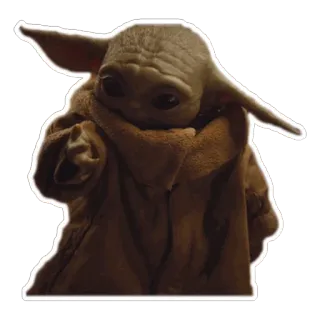 😮 Grogu The Mandalorian Grogu, Baby Yoda, Star Wars, Mandalorian, imut, karakter, televisi whatsapp sticker