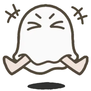 ๐ ghost, spooky, halloween, cute, cartoon, sticker whatsapp sticker
