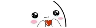 💧 cute, kawaii, heart, crying whatsapp sticker