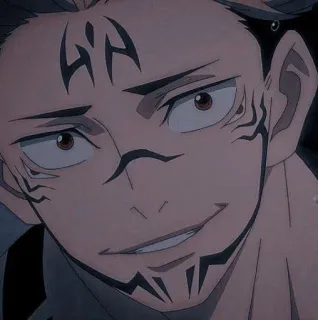 🌟 Ryomen Sukuna Jujutsu Kaisen Anime, Manga, Jujutsu Kaisen, Sukuna, Fluch, Charakter telegram sticker