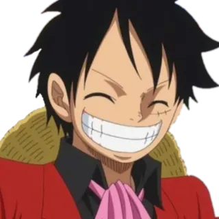 😂 Luffy One Piece アニメ, キャラクター, ワンピース, ルフィ, 漫画 telegram sticker