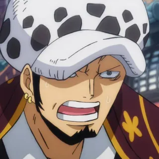 🩺 Trafalgar Law One Piece Anime, One Piece, Trafalgar Law, Pirat, Charakter, Manga telegram sticker