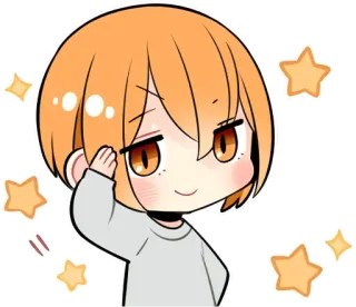 😊 动漫, 漫画, 女孩, 可爱, Q版 telegram sticker