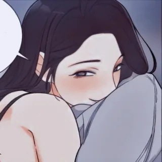 🧊 woman, girl, cartoon, illustration, portrait telegram sticker