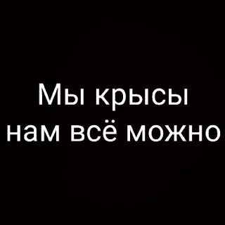😎 Мы крысы
нам всё можно telegram sticker