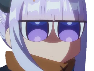 🙄 Kanna Kamui Miss Kobayashi's Dragon Maid Anime, Kanna, Naga, Lucu, Manga, Kanna Kamui whatsapp sticker