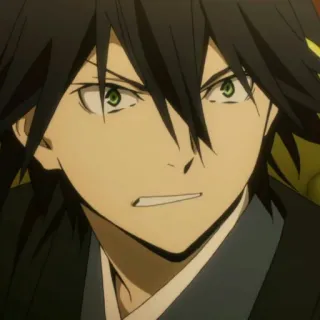 🥀 anime, portrait, male, character telegram sticker