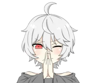 🙏 Anime, Manga, Kawaii, Personnage, Dessin animé whatsapp sticker