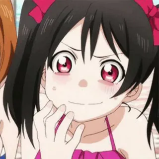🎈 Nico Yazawa Love Live! Anime, Idol, Süß, Mädchen, Nico Nico Nii, Love Live telegram sticker