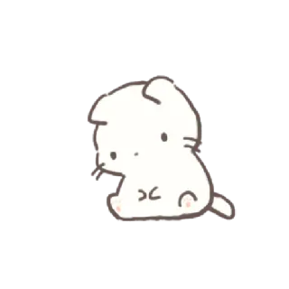 💌 猫, 可爱, 贴纸, 卡通, 动物, 小猫 telegram sticker